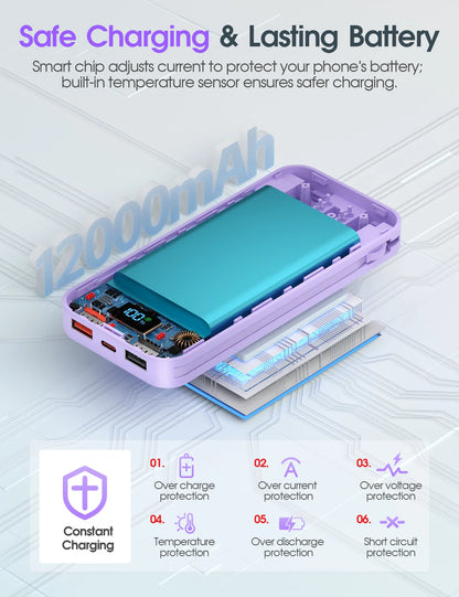 Best-selling Original Ultra-thin Built-in Cable 22.5W Fast Charger 10000mAh Large Capacity Portable Power Bank for iPhone-4