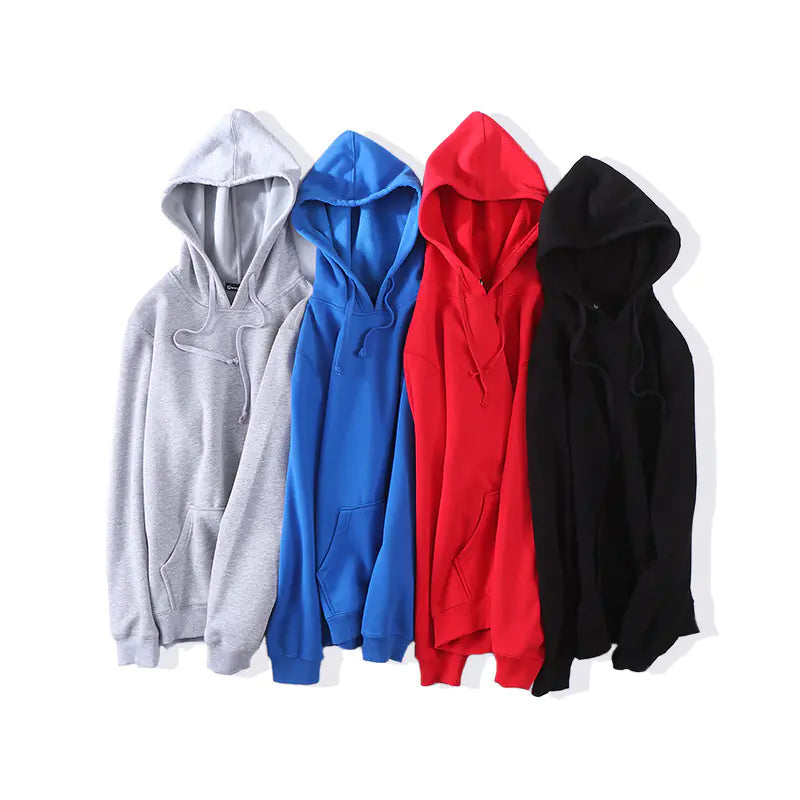 Men's Fleece Hoodie, Cotton Warm Hooded Sweatshirt