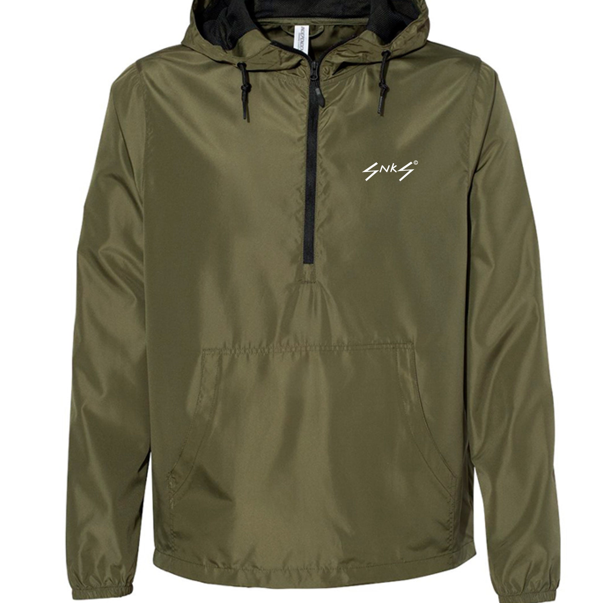 Army/ Black Zipper - FRONT